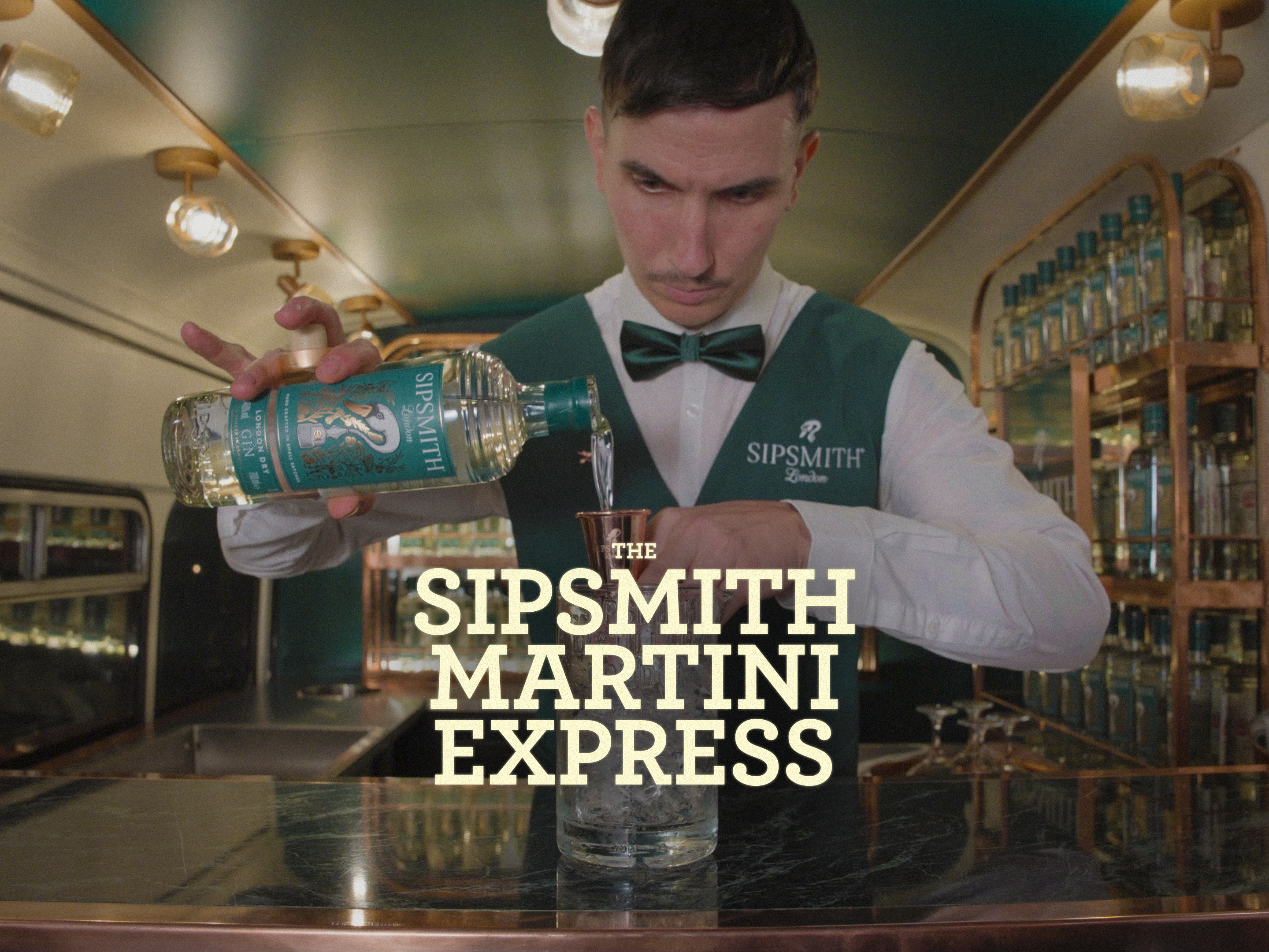 The Sipsmith Martini Express Promo